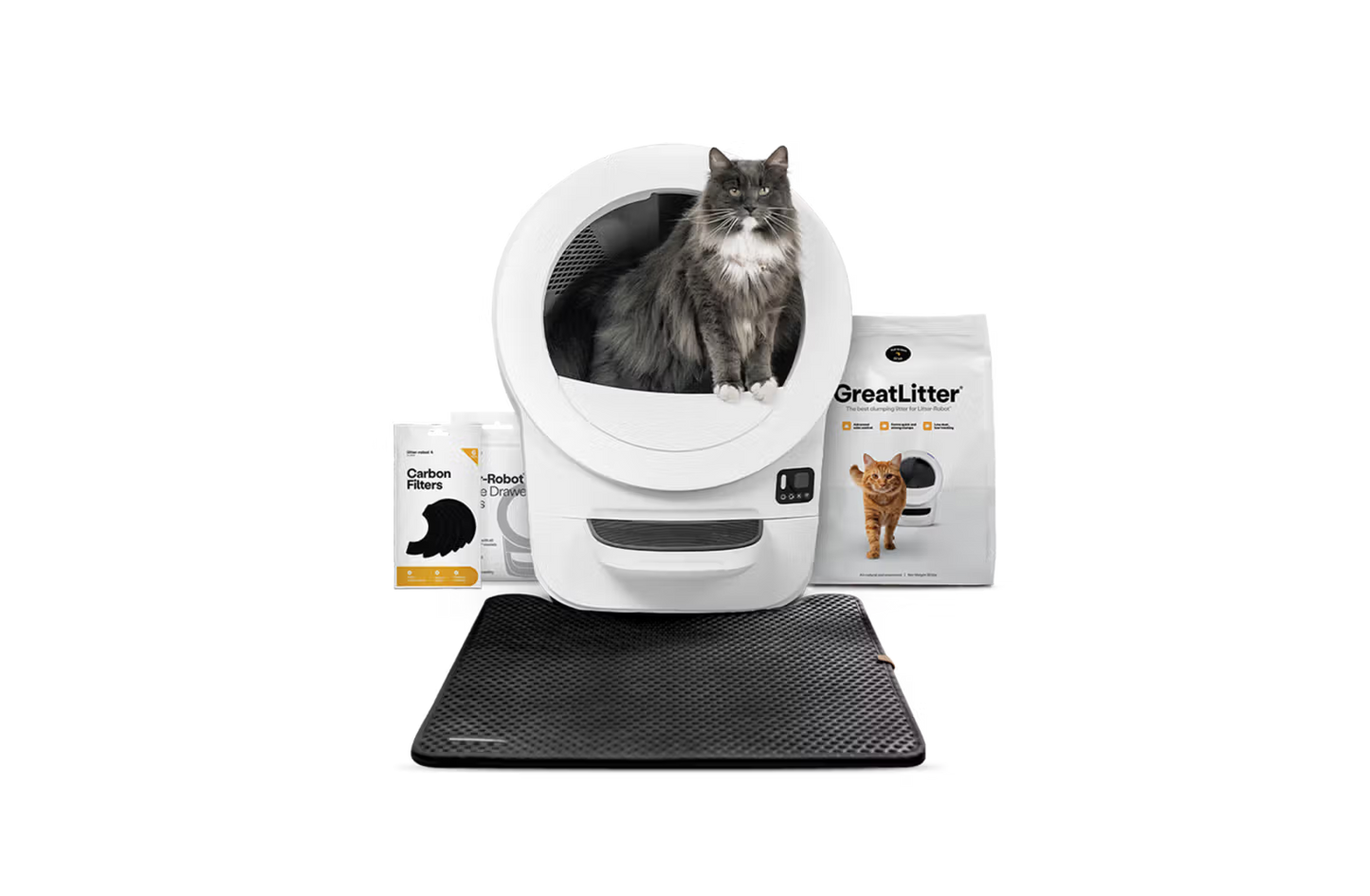 Smart Self-Cleaning Cat Litter Box Complete Bundle