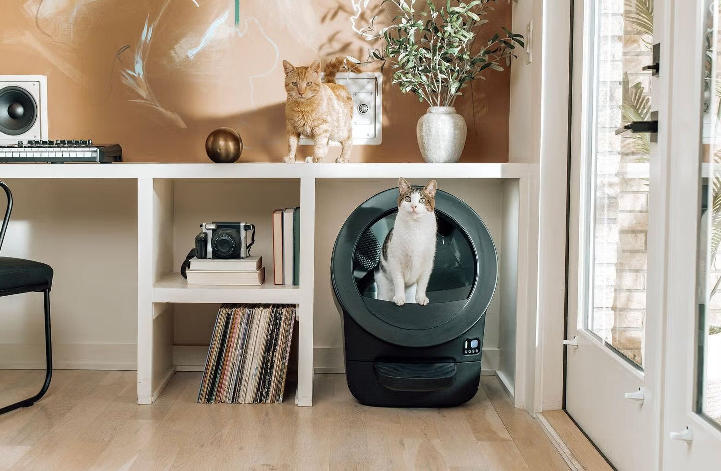 Smart Self-Cleaning Automatic Cat Litter Box with App