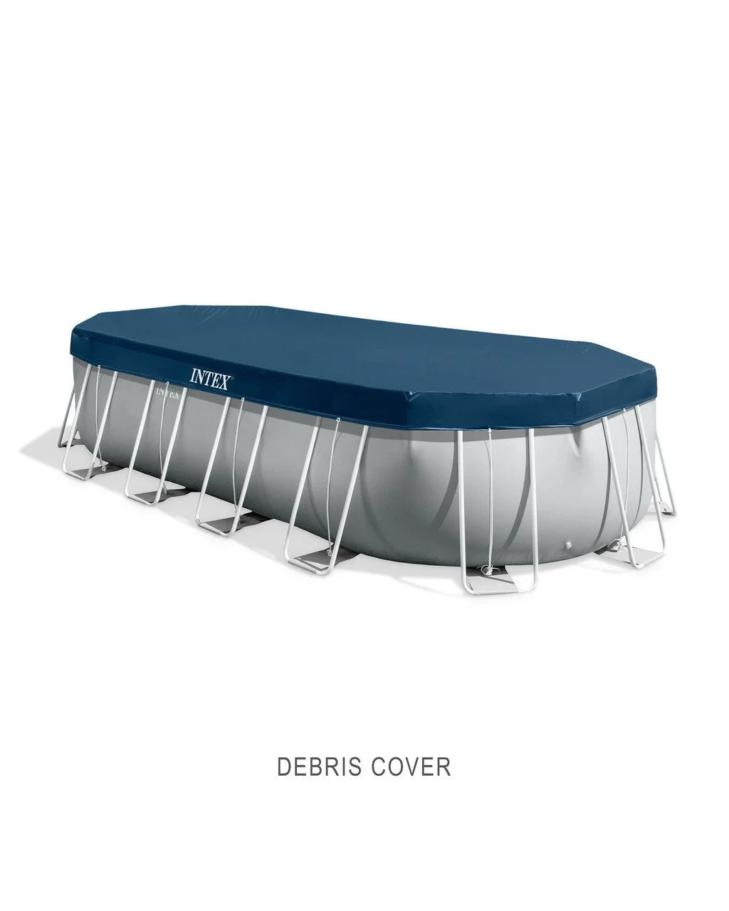 Prism Frame 20ft x 10ft x 48in Oval Above Ground Pool Set – Durable Steel Frame Pool