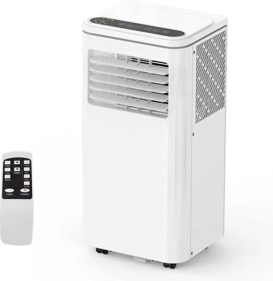 3-in-1 Portable AC 450 Sq.Ft 4-Way Swing Remote LCD Timer Window Kit