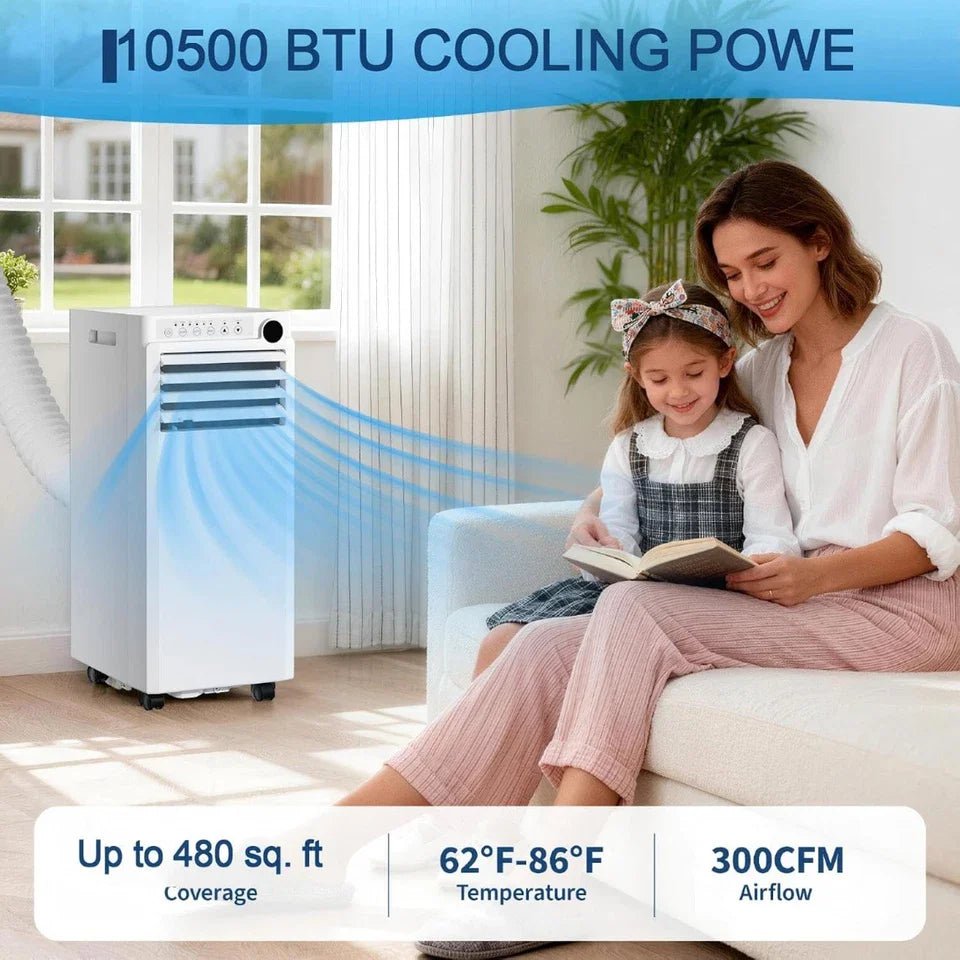 10,000 BTU Portable Air Conditioner 115-Volt. 350 sq. ft.