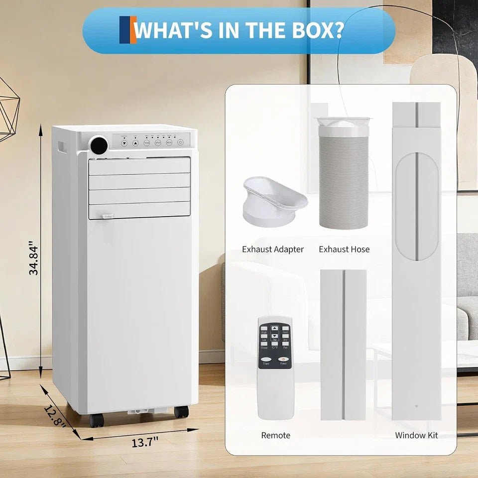 10,000 BTU Portable Air Conditioner 115-Volt. 350 sq. ft.