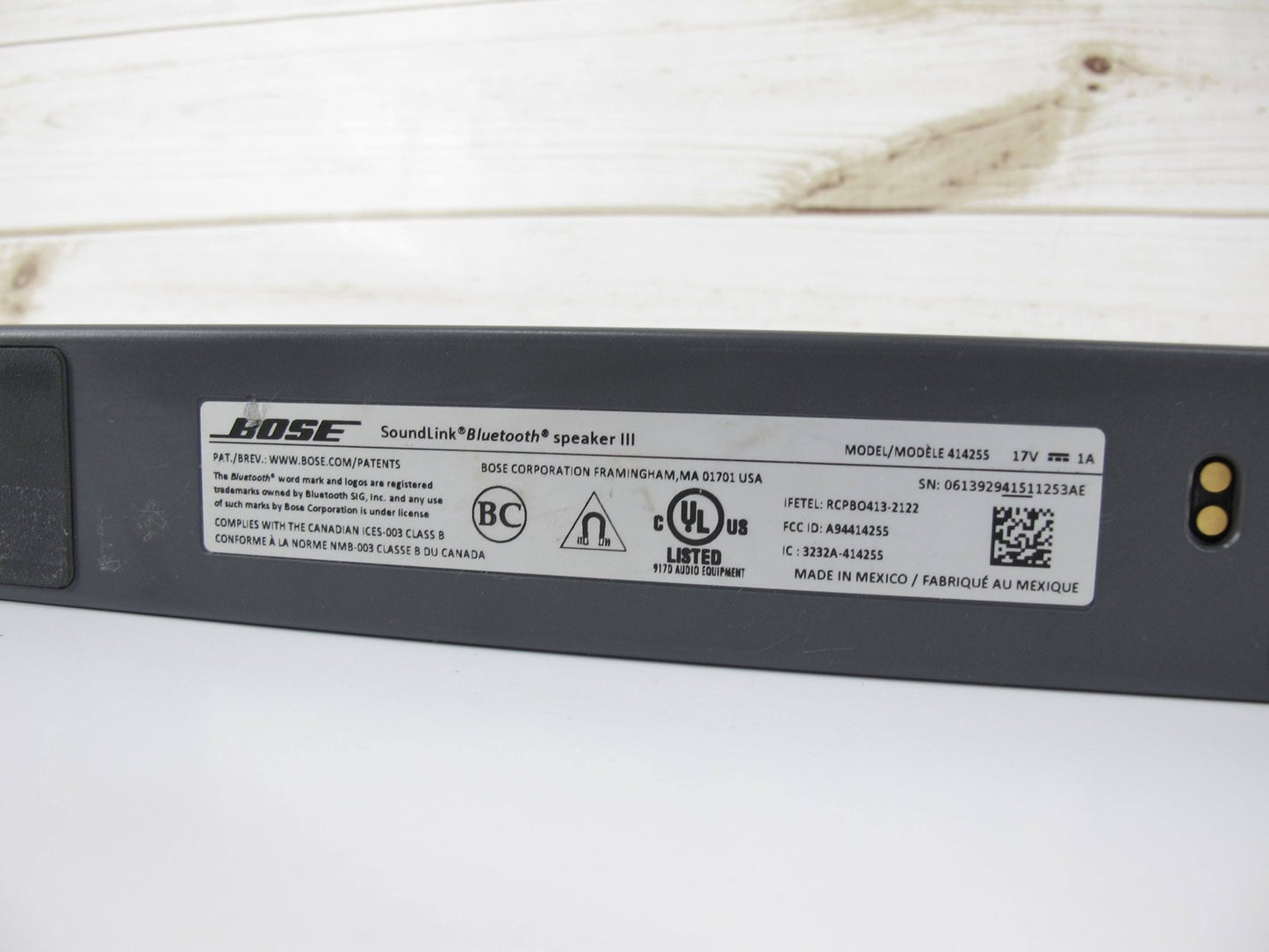 Bose SoundLink III Bluetooth Speaker