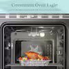 Burner Elements Freestanding Electric Range in Stainless Steel with Air Fry, Rotisserie